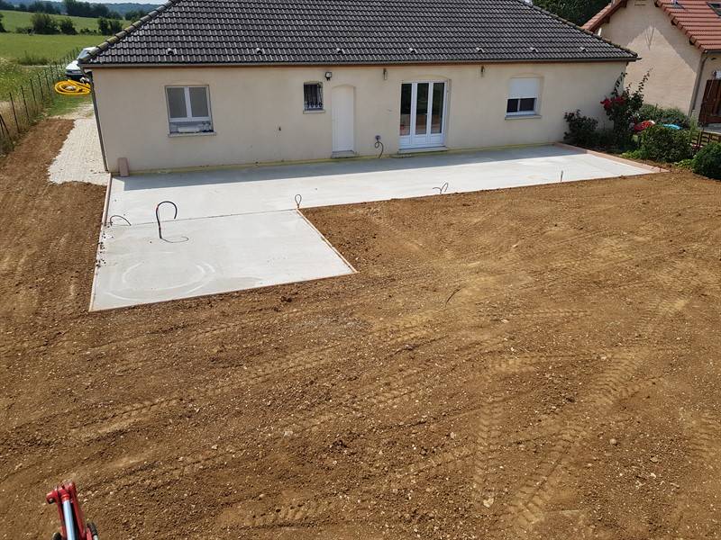 Terrasse exterieur beton sur verdun Revigny-sur-Ornain